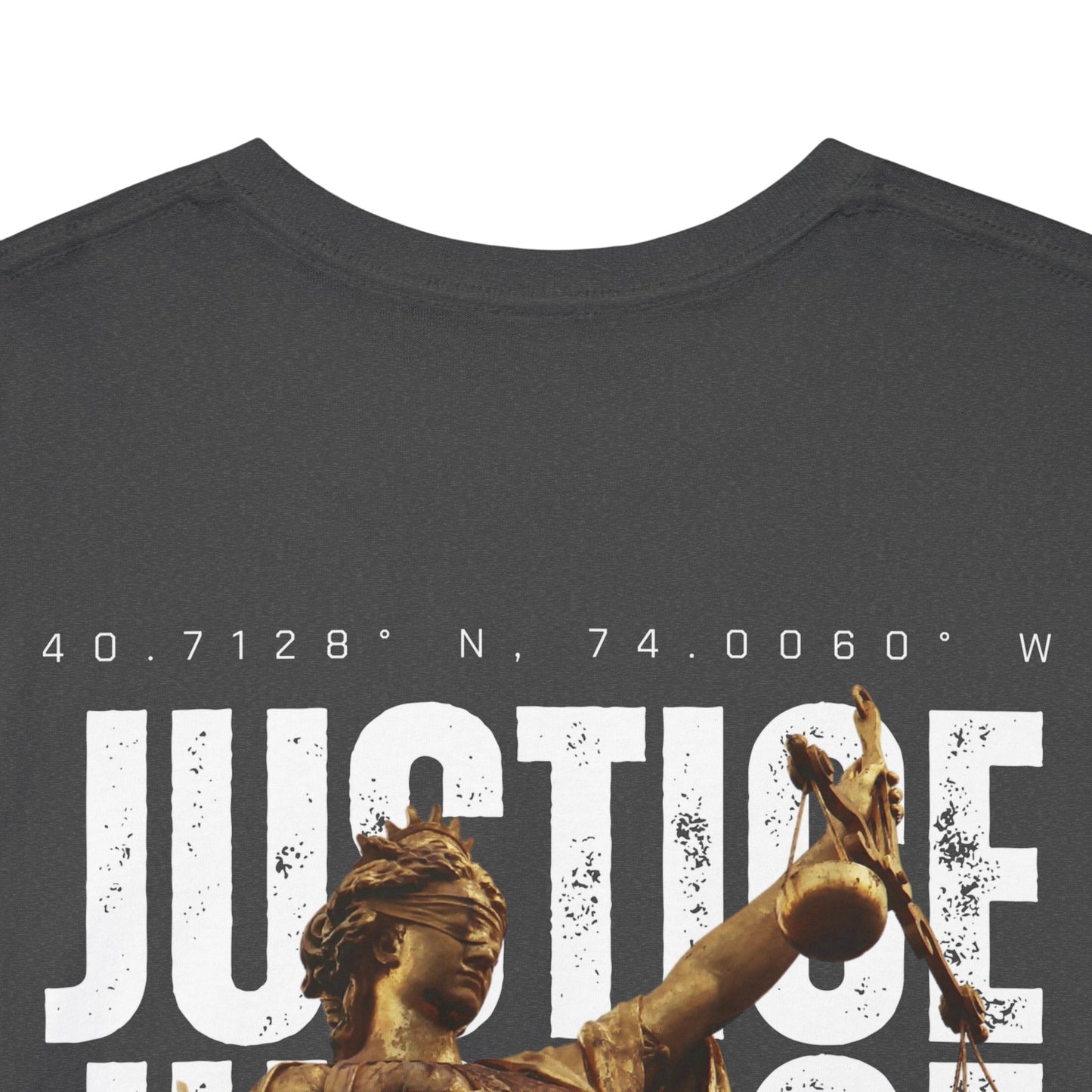 Camiseta estilo Streetwear - Justice Statue