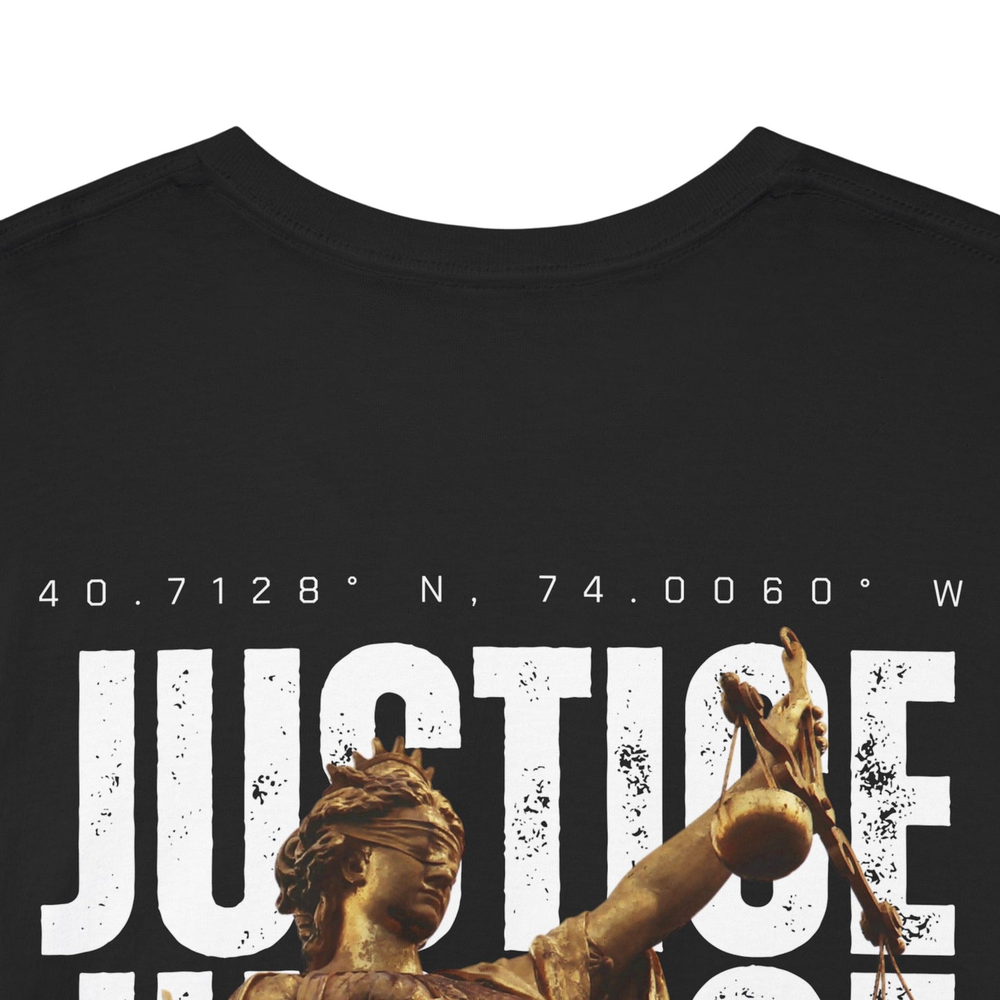 Camiseta estilo Streetwear - Justice Statue