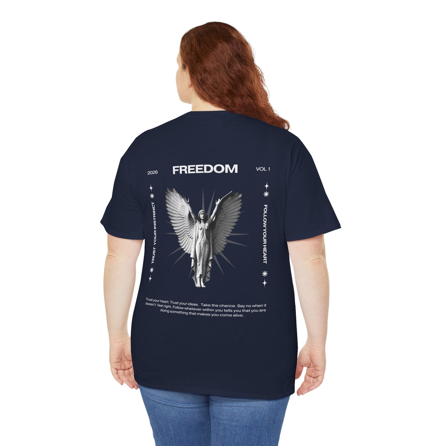 Camiseta estilo Streetwear Freedom Angel - Unisex
