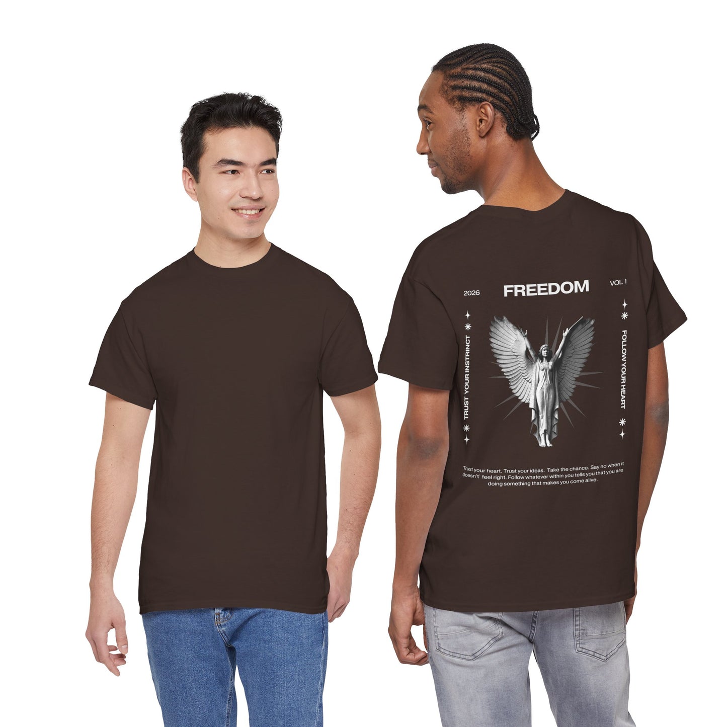 Camiseta estilo Streetwear Freedom Angel - Unisex