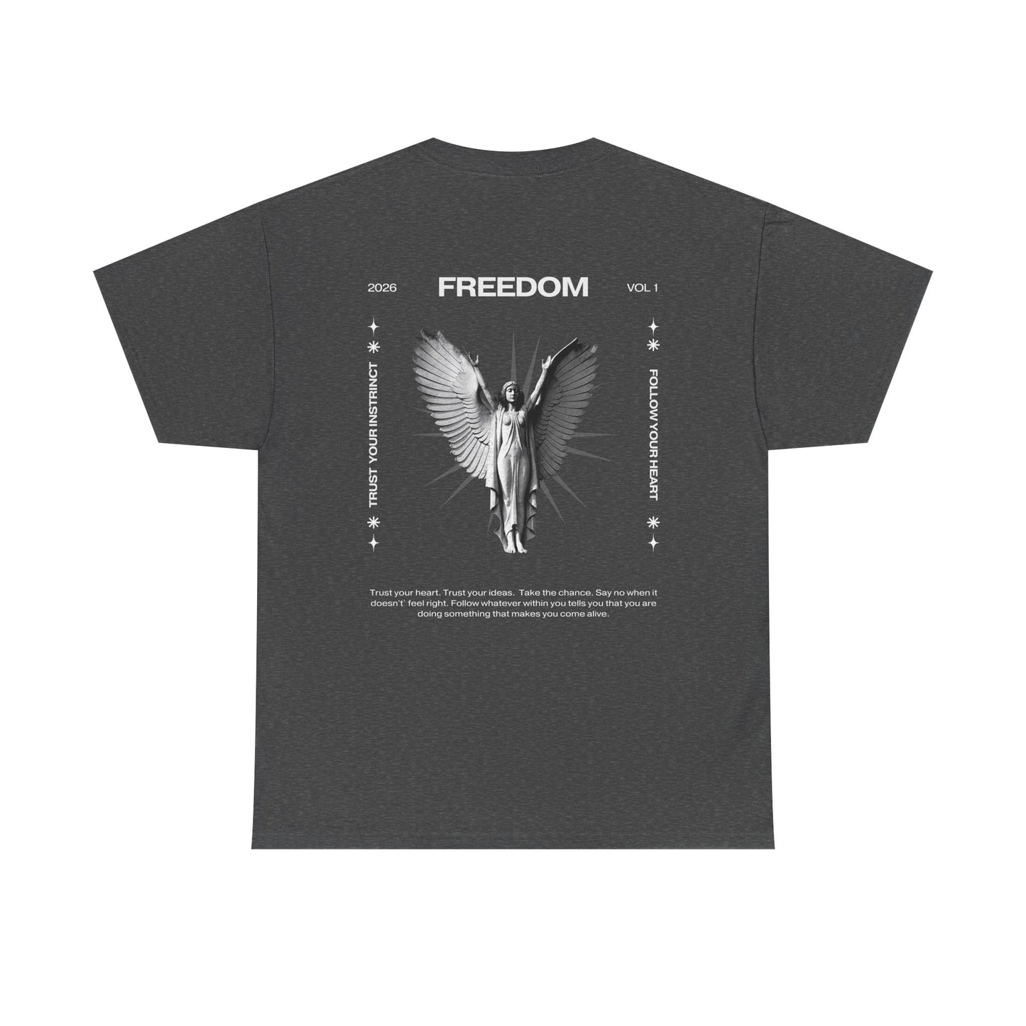Camiseta estilo Streetwear Freedom Angel - Unisex