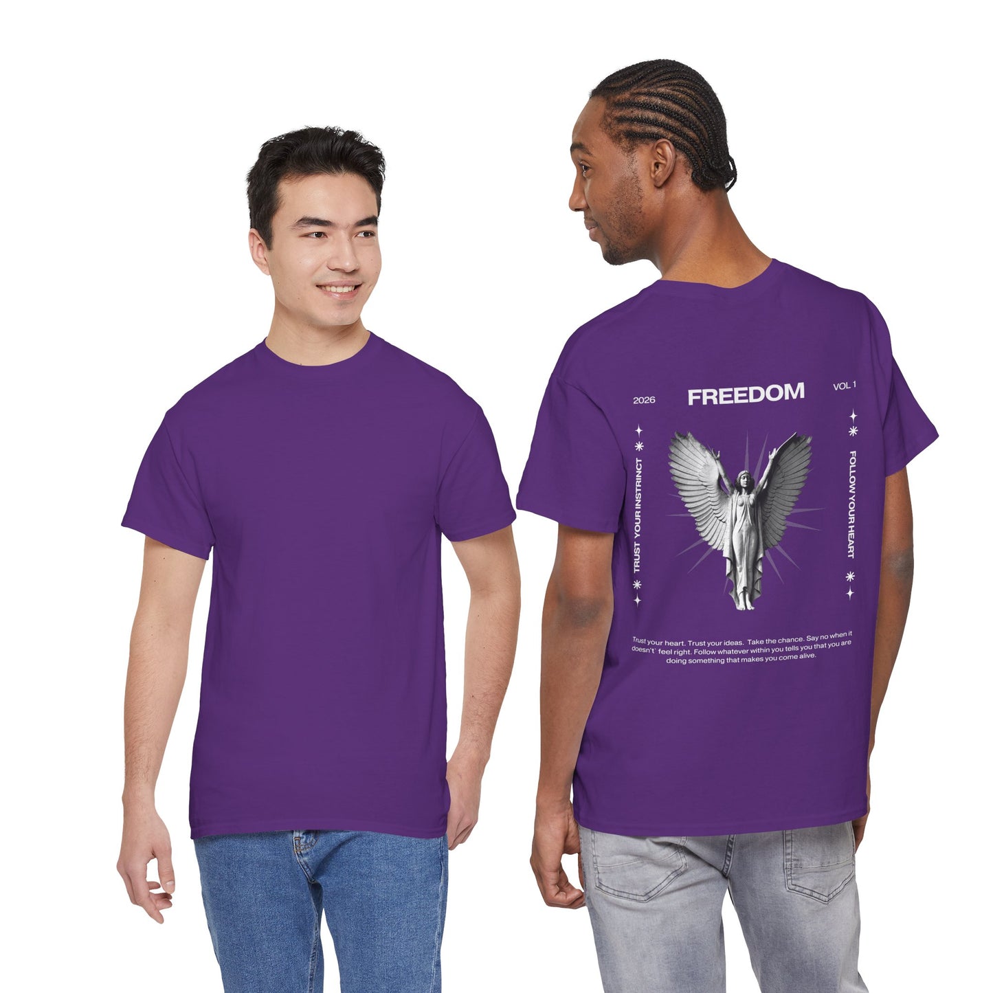 Camiseta estilo Streetwear Freedom Angel - Unisex
