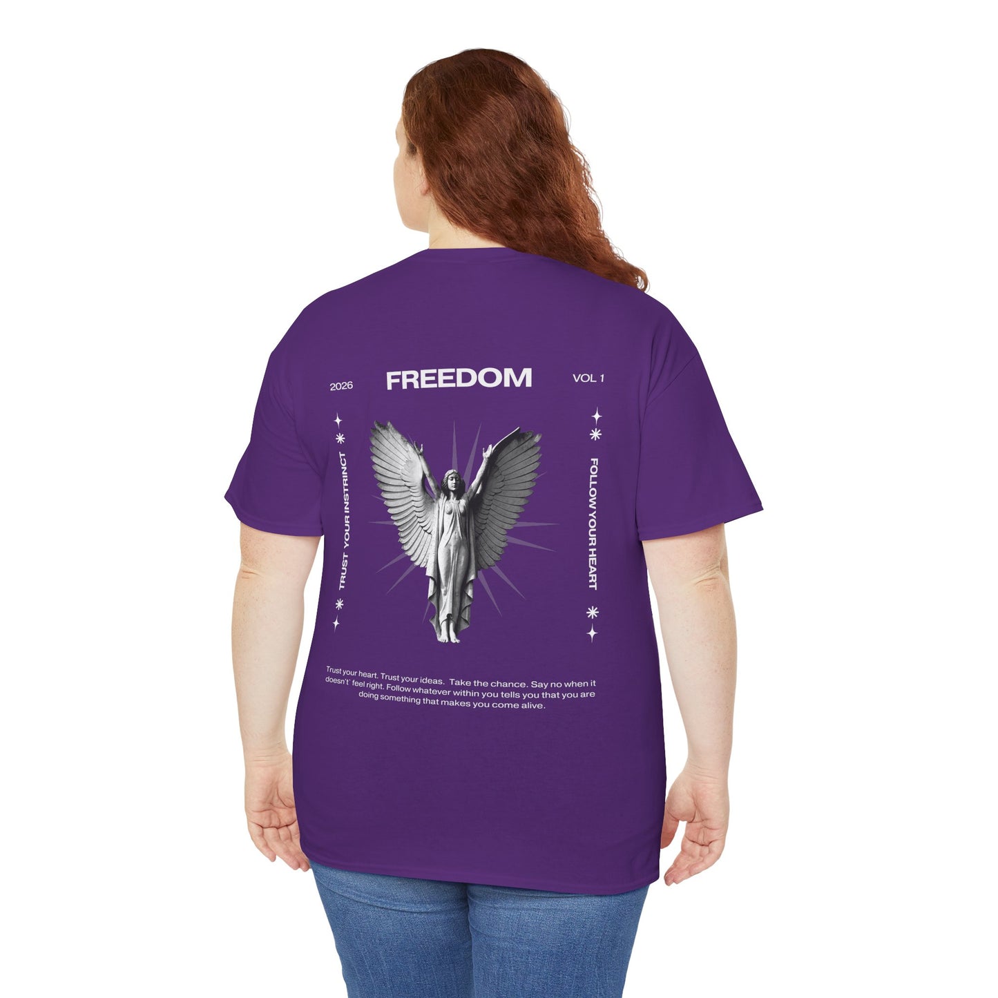 Camiseta estilo Streetwear Freedom Angel - Unisex