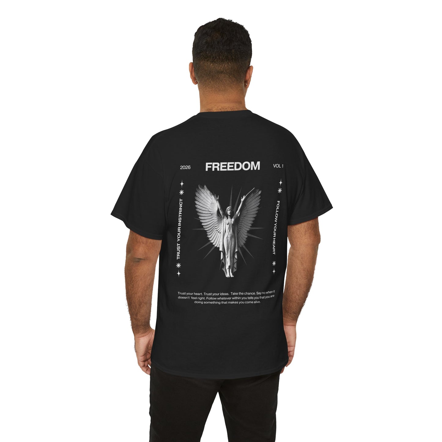 Camiseta estilo Streetwear Freedom Angel - Unisex