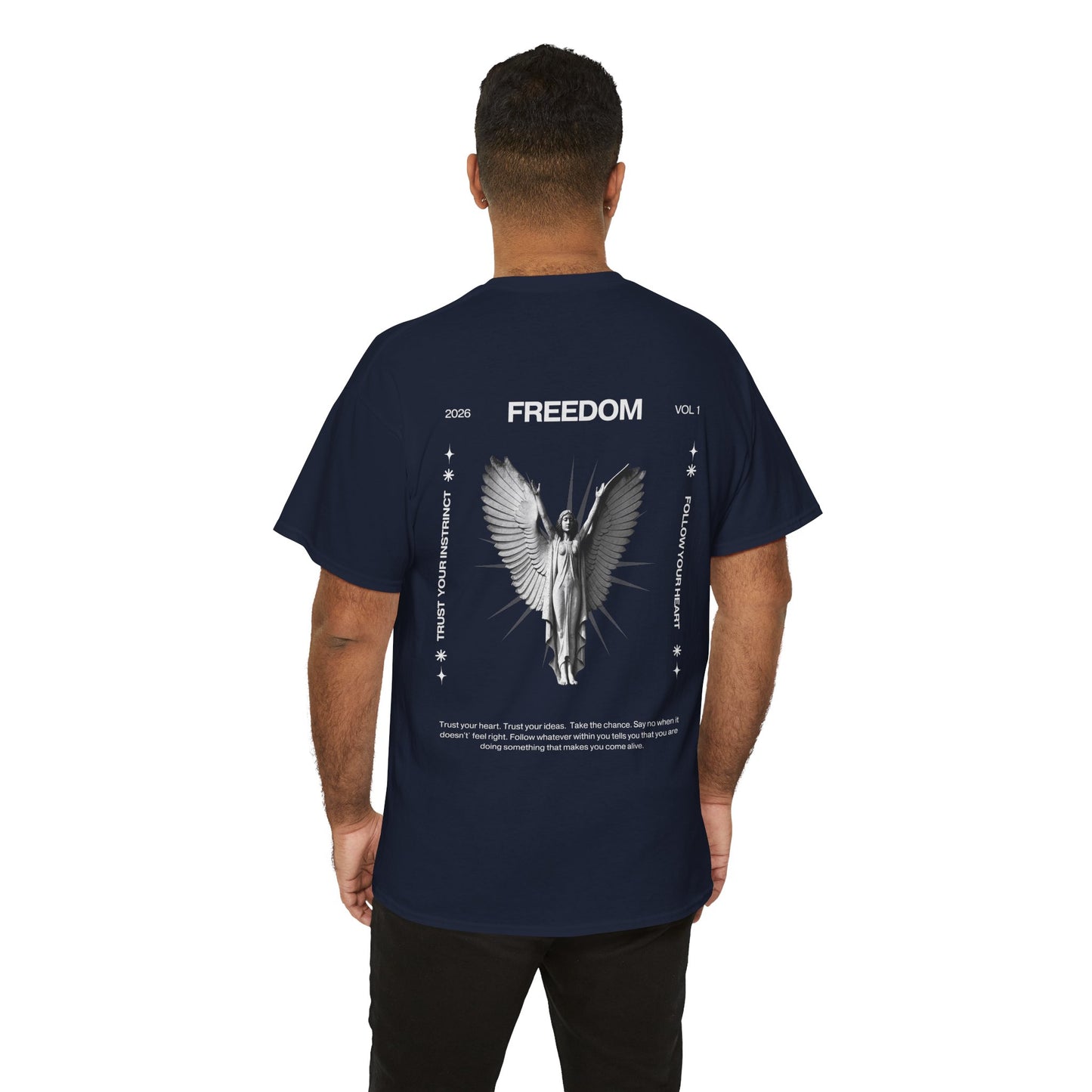 Camiseta estilo Streetwear Freedom Angel - Unisex