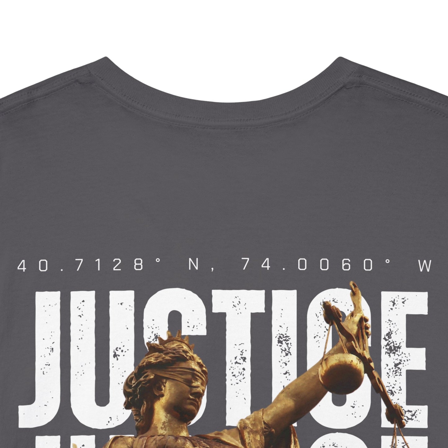 Camiseta estilo Streetwear - Justice Statue