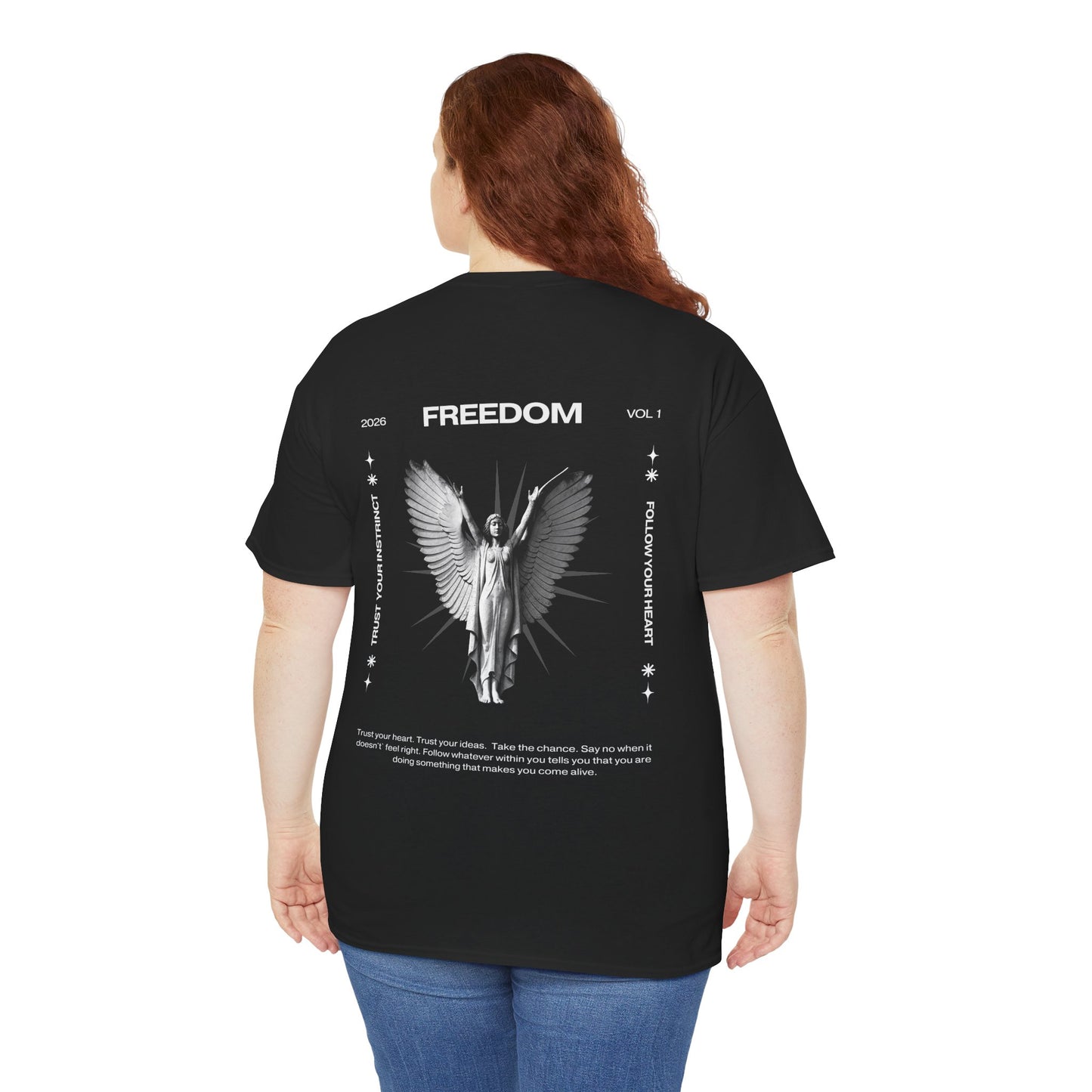 Camiseta estilo Streetwear Freedom Angel - Unisex