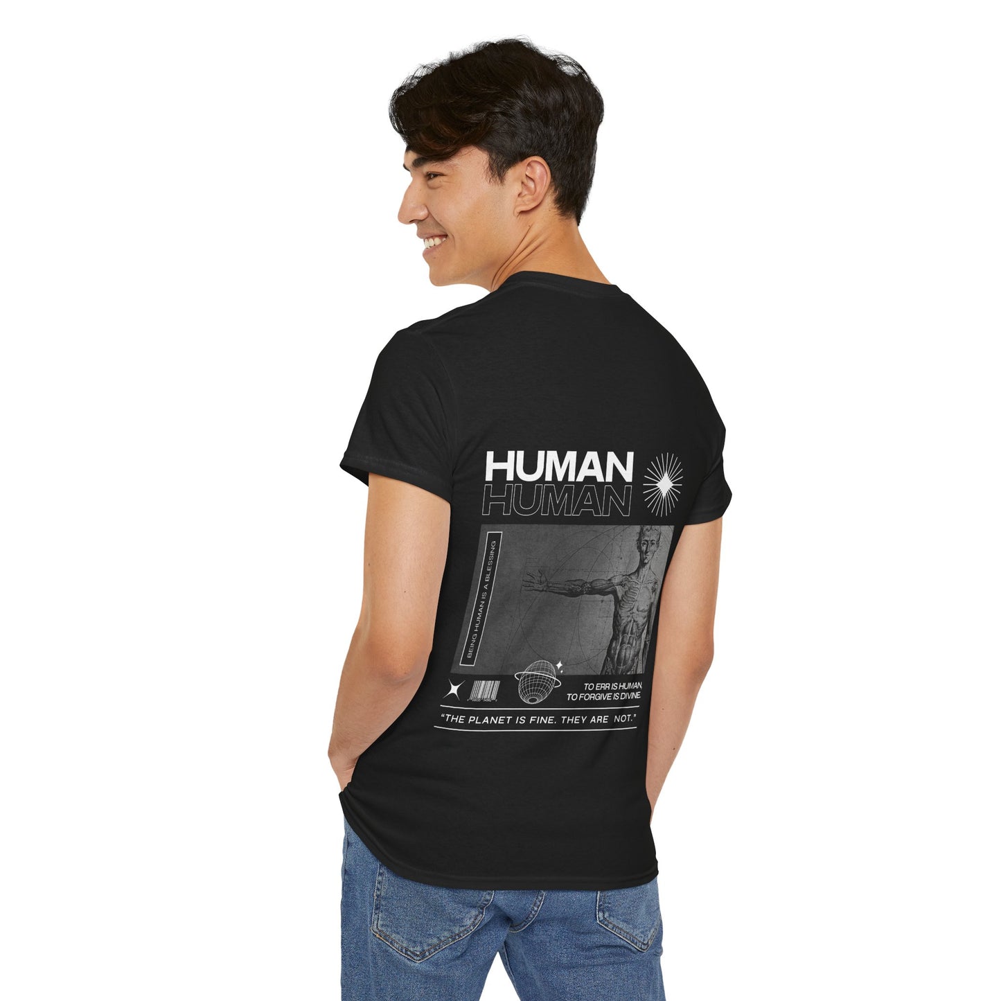 Camiseta estilo Streetwear - Retro Human - Unisex