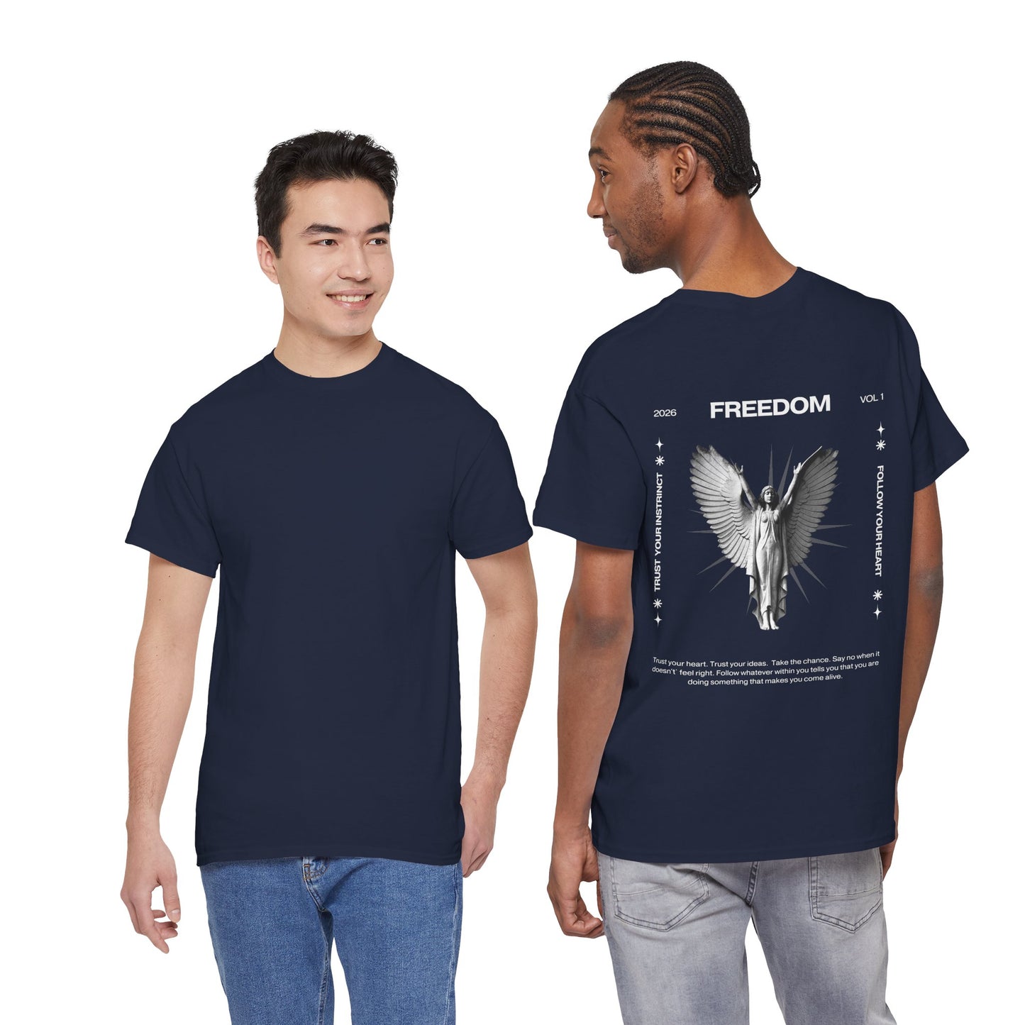 Camiseta estilo Streetwear Freedom Angel - Unisex