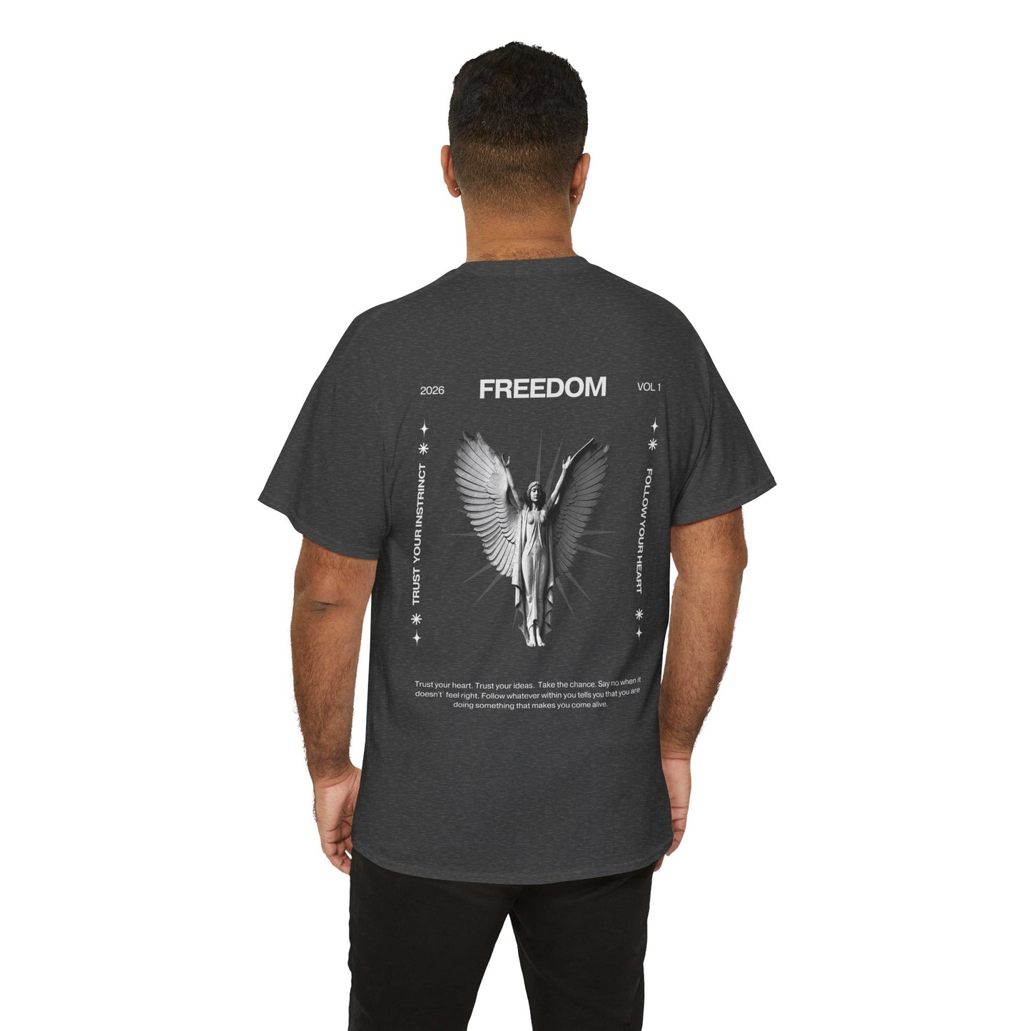 Camiseta estilo Streetwear Freedom Angel - Unisex