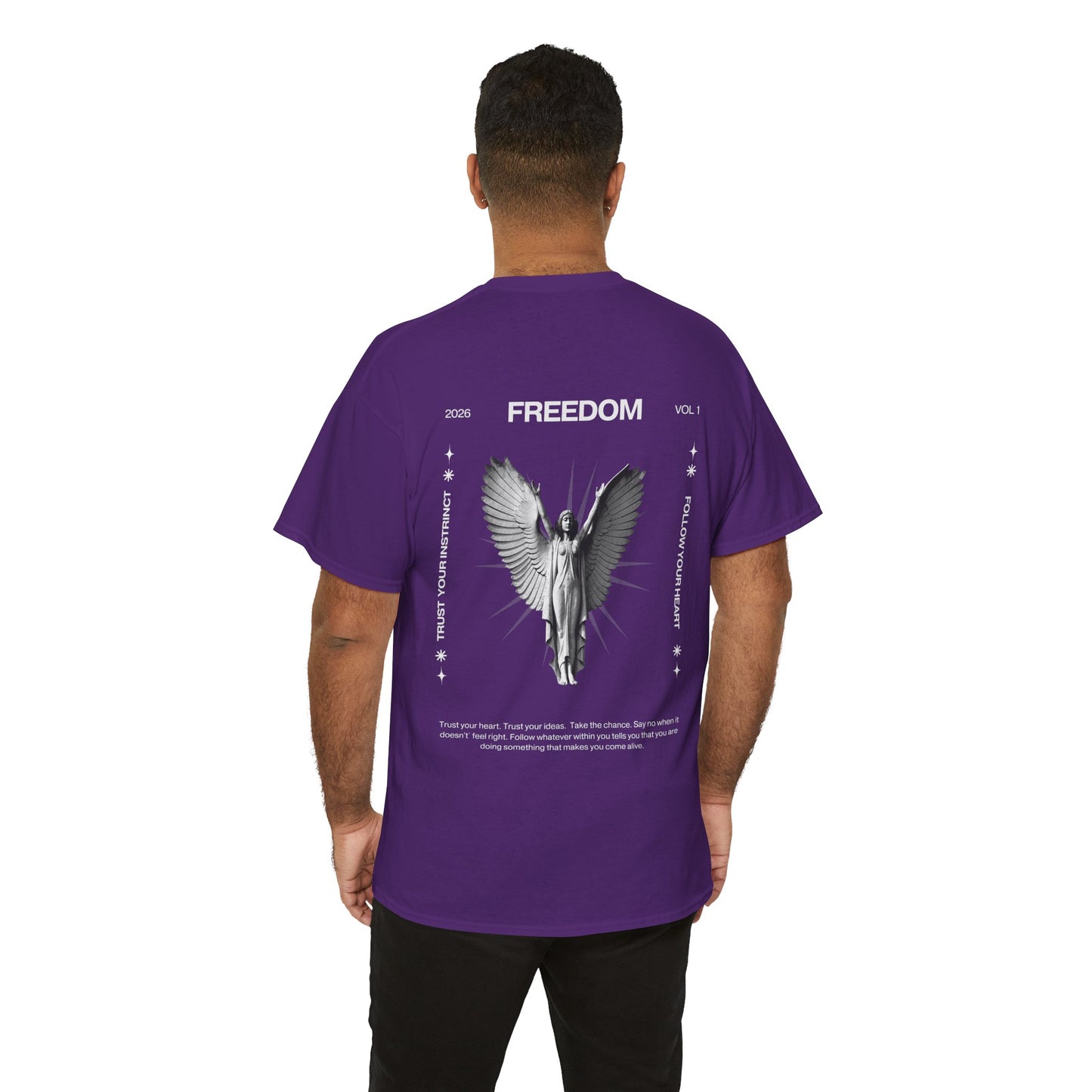 Camiseta estilo Streetwear Freedom Angel - Unisex