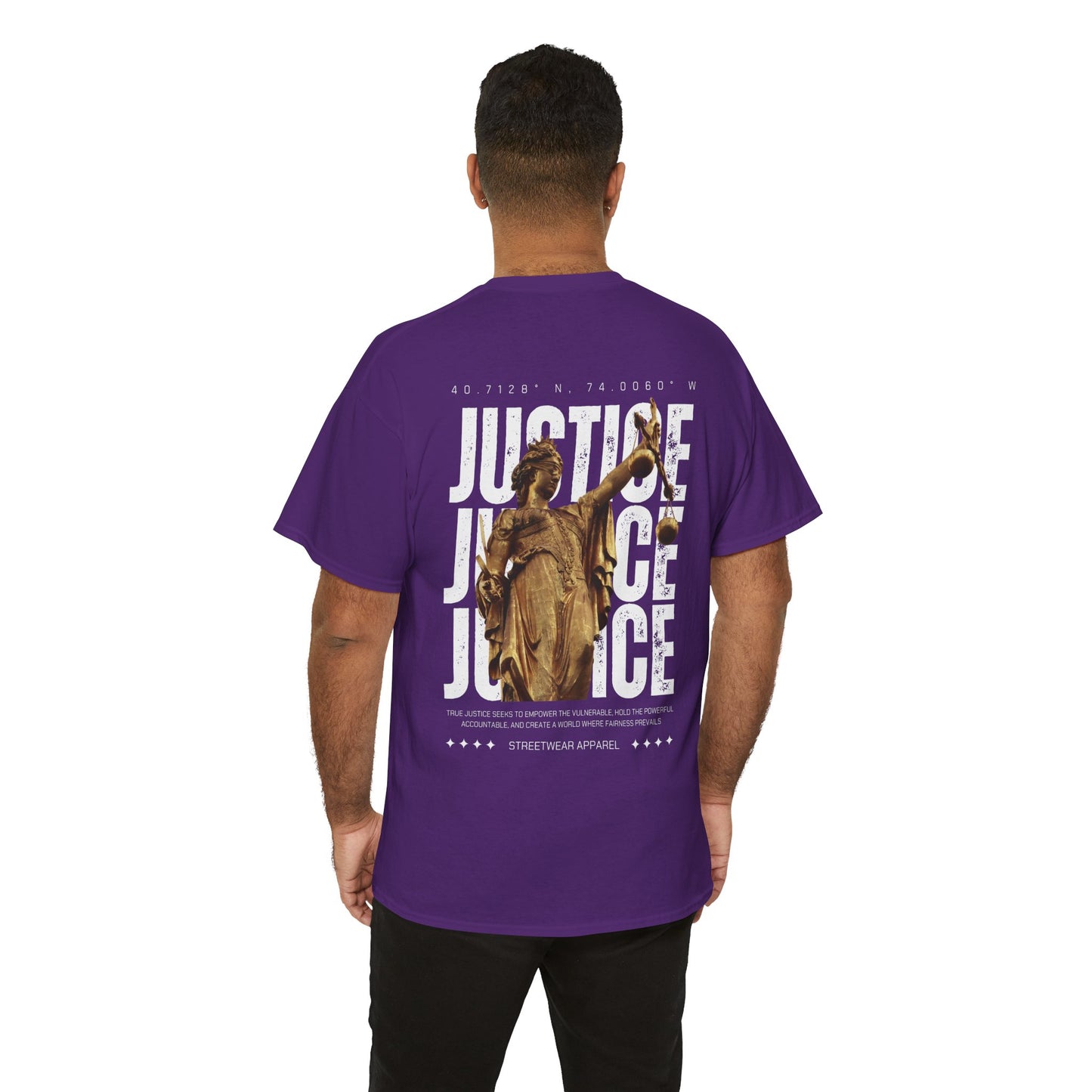 Camiseta estilo Streetwear - Justice Statue