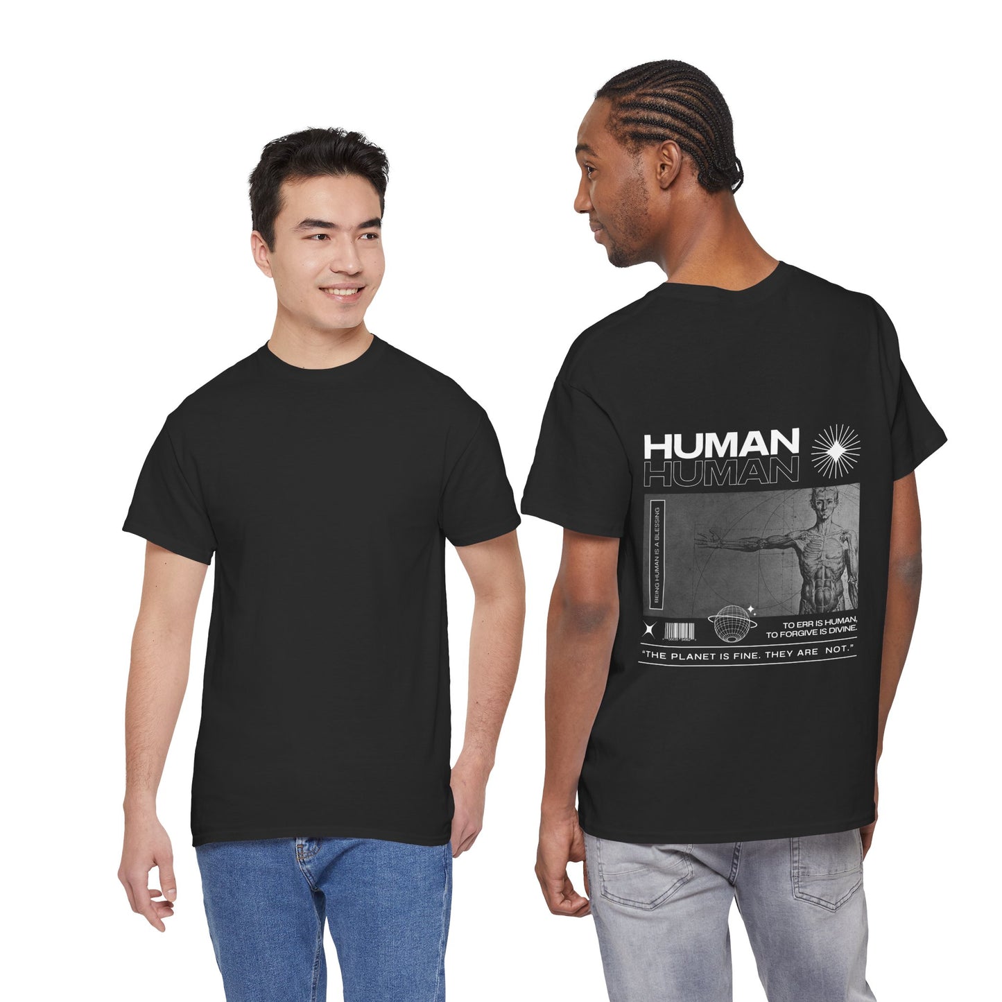Camiseta estilo Streetwear - Retro Human - Unisex