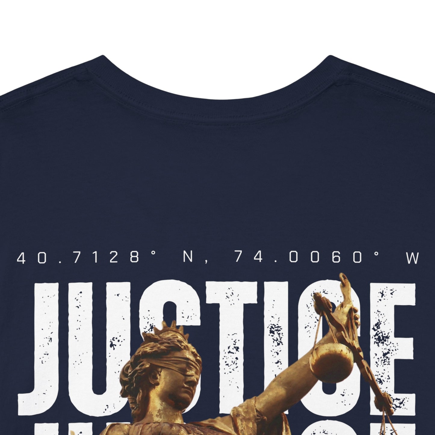 Camiseta estilo Streetwear - Justice Statue