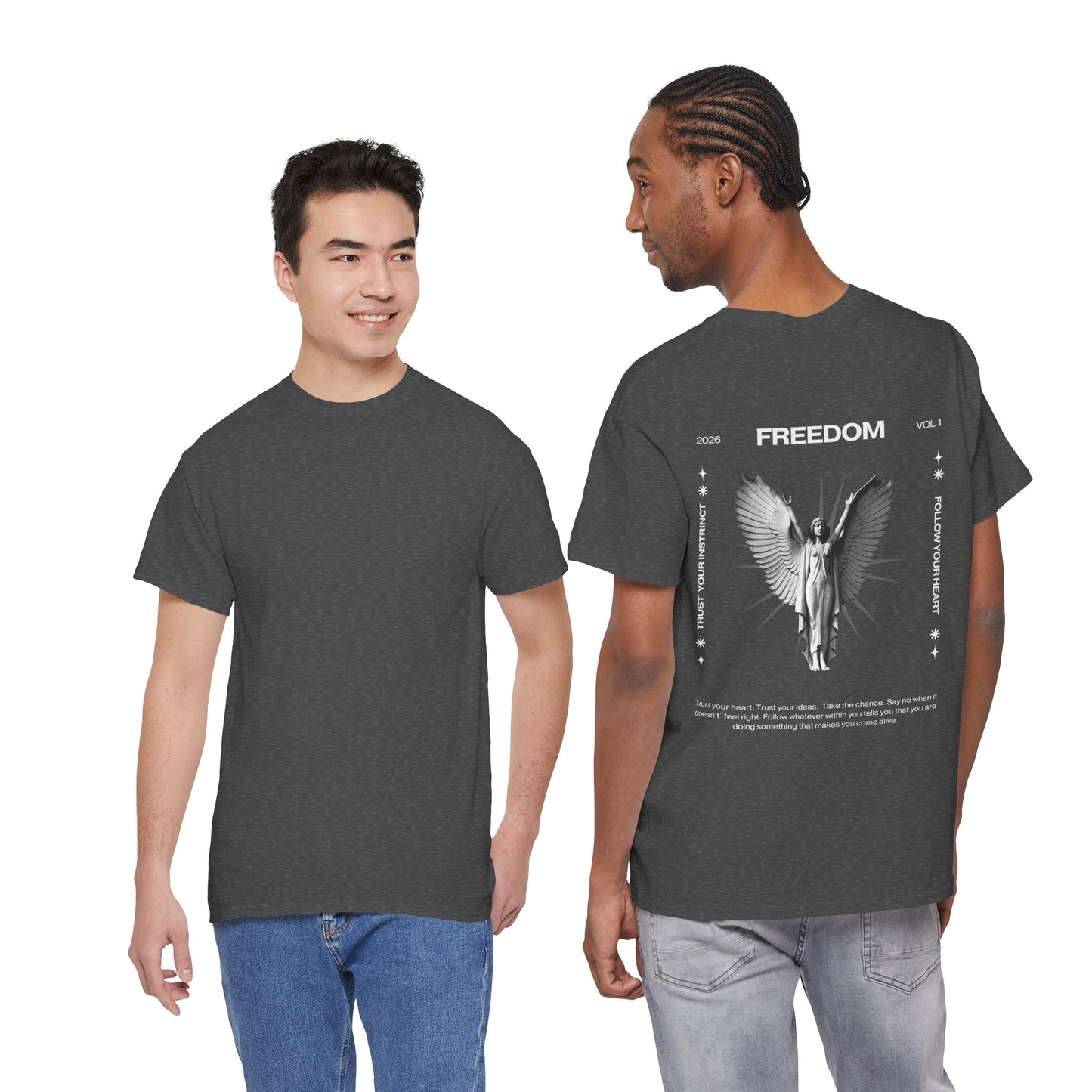 Camiseta estilo Streetwear Freedom Angel - Unisex