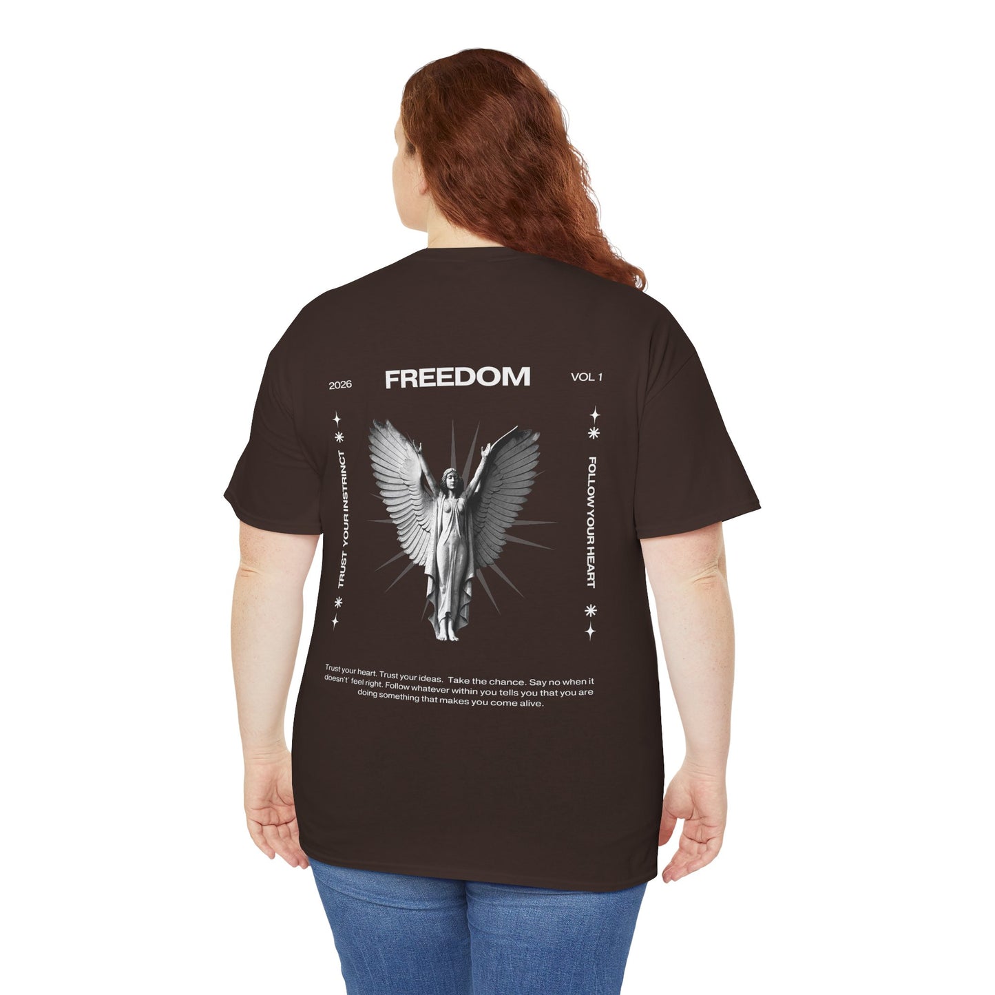 Camiseta estilo Streetwear Freedom Angel - Unisex