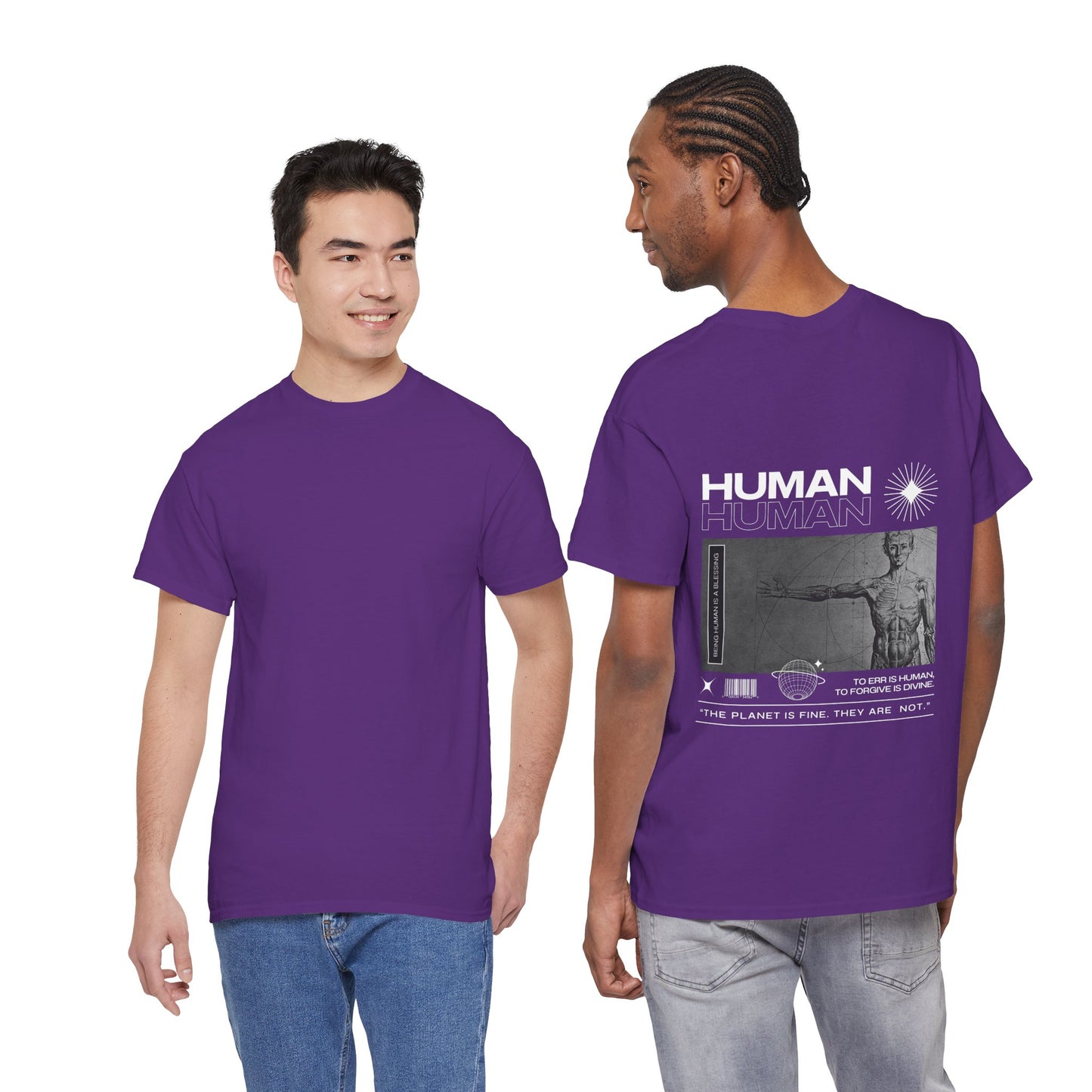 Camiseta estilo Streetwear - Retro Human - Unisex